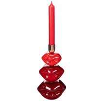 kohteita Gloss Lip -kynttilänjalka, moderni muotoilu, 21 cm