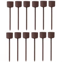 kohteita Tikkukynttilänjalka tukkimiseen ruosteenruskea Ø22mm K10,5cm 12 kpl