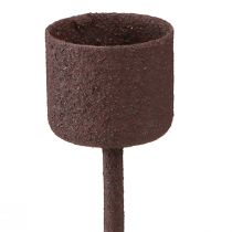 kohteita Tikkukynttilänjalka tukkimiseen ruosteenruskea Ø22mm K10,5cm 12 kpl