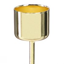 kohteita Tikkukynttilänjalka kullan kiinnittämiseen Ø22mm K10,5cm 12 kpl