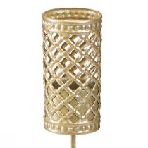 kohteita Kynttilänjalat tikulla, mattakulta, Ø22mm, korkeus 10cm, 4 kpl