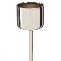 kohteita Tikkukynttilänjalka hopean kiinnittämiseen Ø22mm 10,5cm 12 kpl