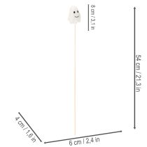 kohteita Haamuhahmot puisilla tikuilla, Halloween-koriste, 54 cm, 8 palaa