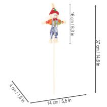 kohteita Kukkasetelmien kukkakepit, pelotteet, 37 cm, 6 kpl