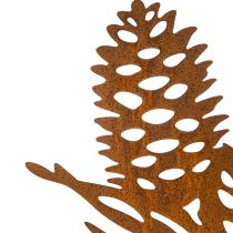 kohteita Metallinen käpykoriste, käpyaihe, 96 cm