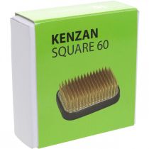 kohteita Kenzan Ikebana -kukan varsi, hopeanvärinen messinki, suorakaiteen muotoinen, 60 × 45 mm