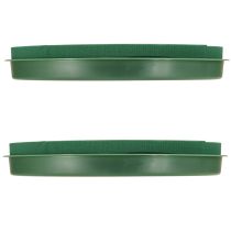 kohteita Kukkaseppele kulholla, märkä kukkaseppele vaahtomuovista Ø29cm, 2 kpl