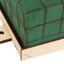 kohteita Kukkakuvioinen vaahtomuovitiili Florette Eco puulla 10 × 10 cm