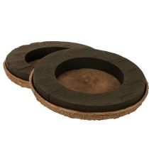 kohteita Kukka-aiheinen vaahtomuovirengas jalustalla OASIS® Renewal® Floral Foam Biolit® 38 cm 2 kpl