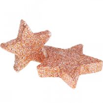 Scatter koristeet Joulutähdet scatter stars pinkki Ø4/5cm 40p