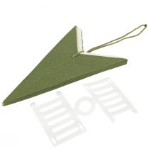 kohteita Tähtikoriste Joulutähti Paperi Juutti Vihreä 60cm Ikkunakoriste