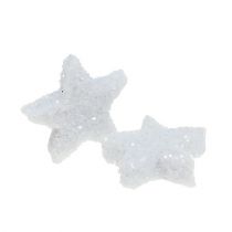 kohteita Star Glitter 1,5cm sadetukseen valkoinen 144kpl