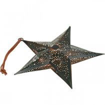 kohteita Joulunaulakko Star Metal Star Black K19cm