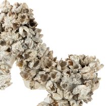 kohteita Tähti ripustettavaksi joulukoristeeksi Valkoinen, Glitter Ø15cm