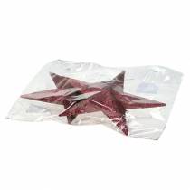 kohteita Koristeripustin glitter star Burgundy 21cm 2kpl