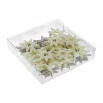 kohteita Koristeelliset tähdet askarteluun keltainen, ruskea vaahtomuovi 4cm 36 kpl