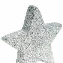 kohteita Scatter koristetähtiä glitterillä Ø6,5cm hopea 36 kpl