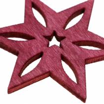 kohteita Scatter koristelu tähti pinkki, harmaa lajitelma puu 4cm 72 kpl