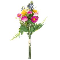 kohteita Keinokukkakimppu, keväinen koriste olohuoneeseen ja toimistoon, 37 cm