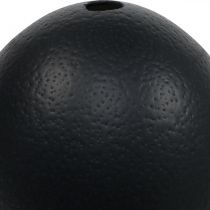 kohteita Strutsinmunan koristelu puhallettu pääsiäiskoristelu musta Ø12cm K14cm
