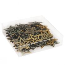 kohteita Scatter koristeet Joulutähti puu 4 väriä Ø4cm 72 kpl