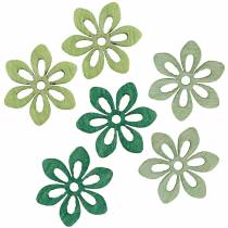 Hajusteiden koristelu kukka vihreä, vaaleanvihreä, minttu puukukat hajottaa 144St