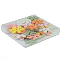 kohteita Hajakoristelu puukukkia värillinen pöytäkoristelu Ø3-4cm 48 kpl