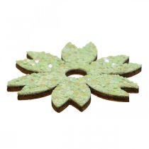 Scatter koristelu puiset scatter palat Spring Easter Green 2-4cm 64s