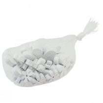 kohteita Scatter-koristelu puinen pöytäkoristelu valkoiset kukat Ø2cm–6cm 20 kpl