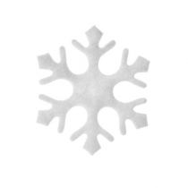 Hajallaan olevat lumihiutaleet valkoiset 3,5cm 120p