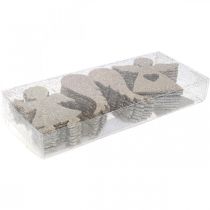 kohteita Scatter koristeet Joulu enkeli koristeet kulta glitter H8cm 24 kpl