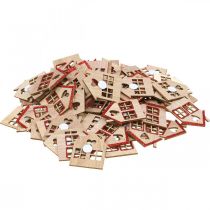 kohteita Scatter koristeet Joulu Joulukoristeita talo 4,5×5cm 72 kpl