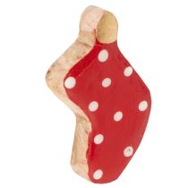 kohteita Pilkulliset sukat, joulupöytäkoriste, 6 cm, 8 kpl