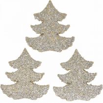 kohteita Scatter koristeet Joulukuusi kulta glitter 4cm 72 kpl