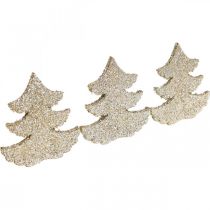 kohteita Scatter koristeet Joulukuusi kulta glitter 4cm 72 kpl
