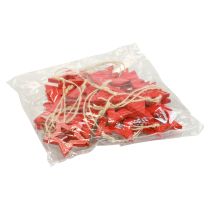 kohteita Puiset tähdet koristelu ripustin puutähti punainen 6/8/10/12cm 16 kpl