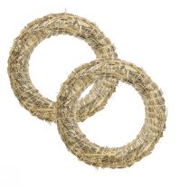 kohteita Olkiseppeleet olkiseppeleet seppeleille ja adventiseppeleille 25/6cm 2kpl