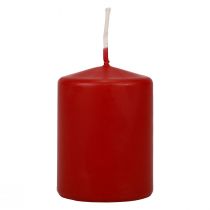 kohteita Punaiset pylväskynttilät, pienet vanhanpunaiset adventtikynttilät 70/50mm, 24 kpl