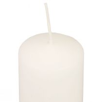 kohteita Pilarikynttilät valkoiset Adventtikynttilät pienet kynttilät 70/50mm 24 kpl