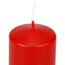 kohteita Pilarikynttilät punaiset Adventtikynttilät kynttilät punaiset 70/50mm 24kpl