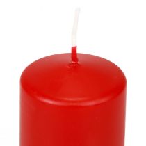 kohteita Pilarikynttilät punaiset Adventtikynttilät kynttilät punaiset 70/50mm 24 kpl