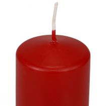 kohteita Pilarikynttilät punaiset Adventtikynttilät vanha punainen 100/50mm 24 kpl