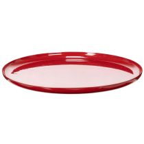 kohteita Koristeellinen tarjotin, punainen, minimalistinen muotoilu, 27 cm