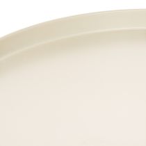 kohteita Koristeellinen metallinen kukkalautanen, pyöreä, 41 cm, pöytäasennus