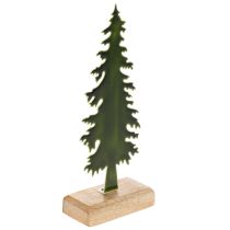 kohteita Koristeellinen joulukuusi puisella jalustalla, 26 cm