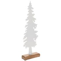 kohteita Koristeellinen joulukuusi puisella jalustalla, pöytäkoriste, joulu, 46 cm