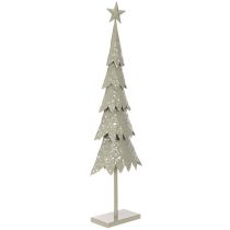 kohteita Koristeellinen joulukuusi jalustalla tähdellä, juhlava pöytäkoriste, 74 cm