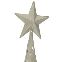 kohteita Koristeellinen joulukuusi jalustalla tähdellä, juhlava pöytäkoriste, 74 cm