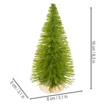 kohteita Tekokuusi puisella jalustalla, pieni, 16 cm, 6 kpl