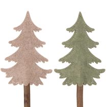 kohteita Koristeellinen joulukuusi varressa ruukkuihin ja korkeisiin asetelmiin, 45 cm, 6 kpl